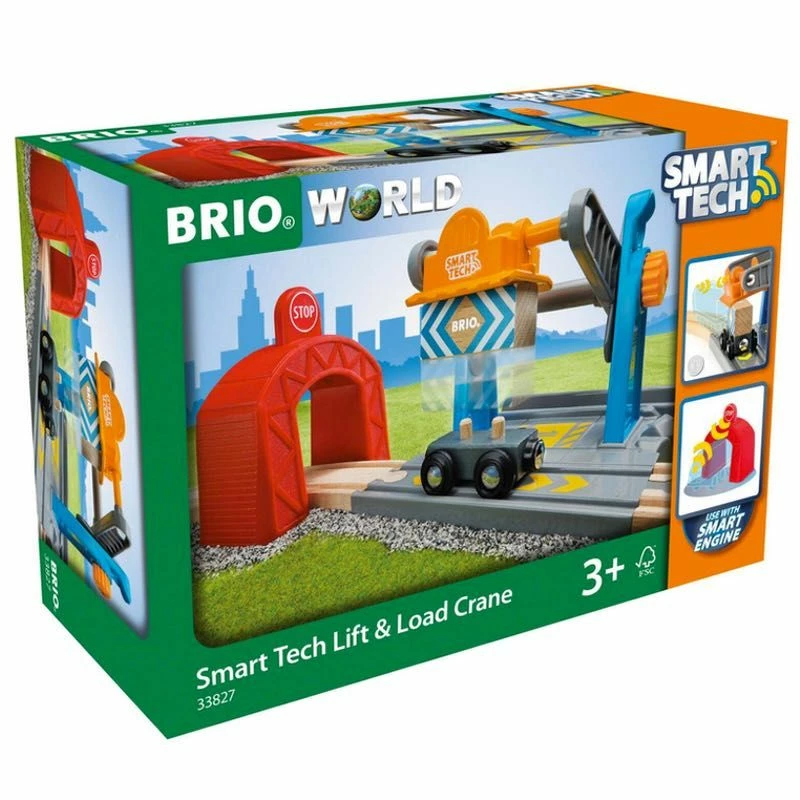 Brio - Smart Tech - Smart Lift & Load Crane - Wooden Railway 33827 4 Brio - Smart Tech - Smart Lift & Load Crane - Wooden Railway 33827 - Image 2