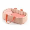 Djeco - Pink Lines Doll Bassinet -Tiny Creations Shop DJ7844