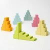 Grimm's - Stepped Roofs Pastel 1 Grimm's - Stepped Roofs Pastel -Tiny Creations Shop Stepped Roofs Pastel by Grimms