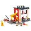 Brio - 33833 Rescue Fire Station - Wooden Railway -Tiny Creations Shop brio fire station
