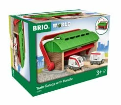 Brio - Train Garage With Handle - 33474 -Tiny Creations Shop brio traingaragewithhandle 2
