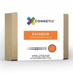 Connetix - 12pc Rainbow Replacement Ball Pack