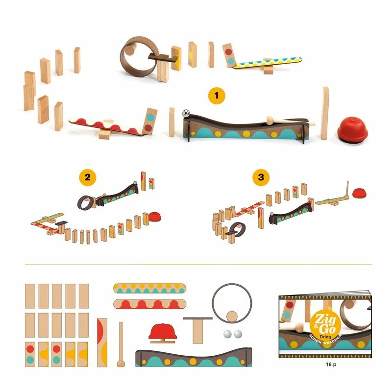 Djeco - Zig & Go 25pc Set 5 Djeco - Zig & Go 25pc Set - Image 3