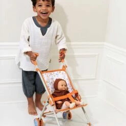 Djeco - Forest Doll Umbrella Stroller