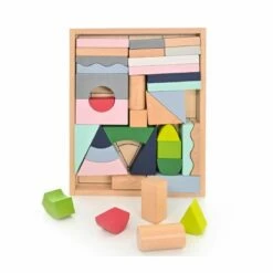 EverEarth - Stylish Building Blocks (37 Pieces) -Tiny Creations Shop everearth 33899 stylishbuildingblocks 2