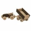 Goki - Nature Tractor With Trailer -Tiny Creations Shop goki nature tractor and trailer
