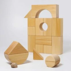 Grimm's - Giant Building Blocks Natural -Tiny Creations Shop grimms giantbuildingblocks 1