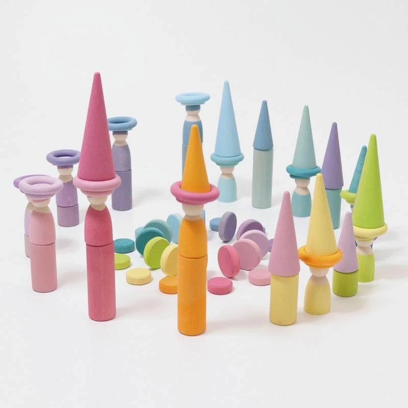 Grimm's - Wooden Pastel Coins 7 Grimm's - Wooden Pastel Coins - Image 5