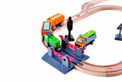 Hape - Crossing & Crane Set 7 Hape - Crossing & Crane Set -Tiny Creations Shop hape crossingcraneset 3