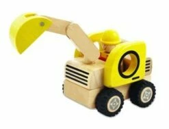 I'm Toy Wooden Road Vehicles - Digger