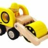 I'm Toy Wooden Road Vehicles - Road Roller