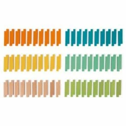 Janod - 60 Piece Connecting Blocks 13 Janod - 60 Piece Connecting Blocks -Tiny Creations Shop janod 8300 60pcconnectingblocks 2