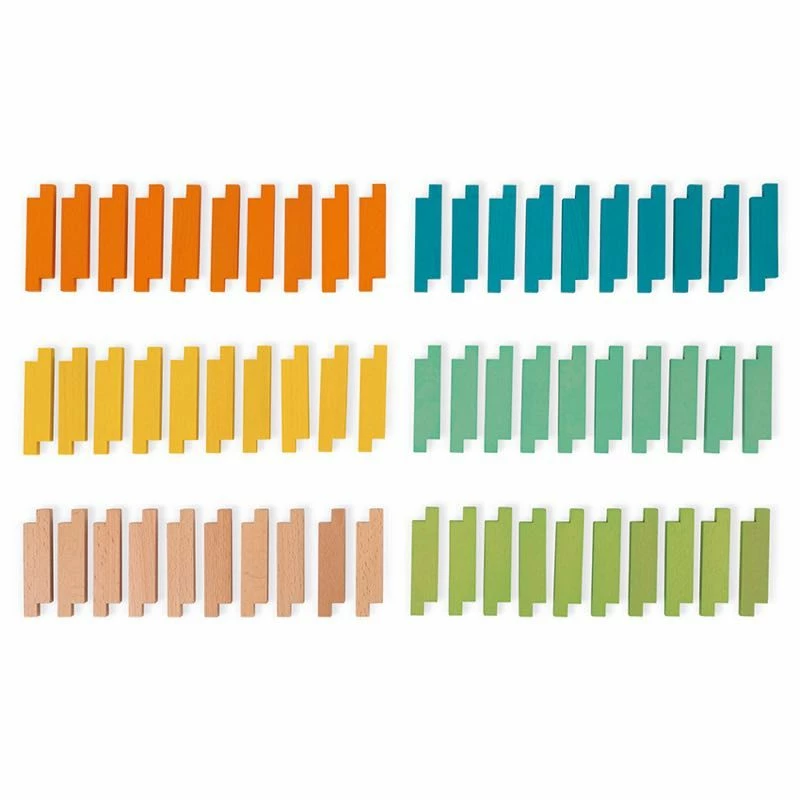 Janod - 60 Piece Connecting Blocks 6 Janod - 60 Piece Connecting Blocks - Image 4