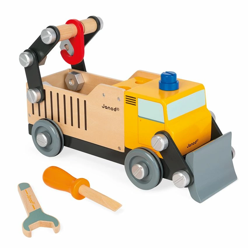 Janod - Brico'Kids DIY Construction Truck 8 Janod - Brico'Kids DIY Construction Truck - Image 6
