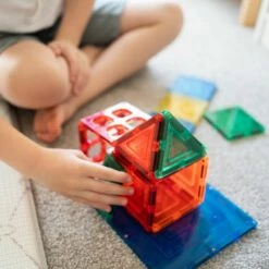 Learn & Grow Magnetic Tiles - 64 Piece Set -Tiny Creations Shop learn grow 64piecepack 2