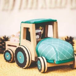 Lilliputiens - Rosalie - Wooden And Fabric Tractor -Tiny Creations Shop lilliputiens rosaliewood fabrictractor 3