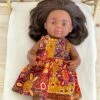 Made For Mia - Spinifex - Indigenous Summer Dress - 38cm Miniland Doll -Tiny Creations Shop madeformia summerspinifex 1