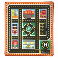 Melissa And Doug Melissa & Doug - Round The City Rescue Rug & Vehicle Set