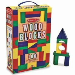 Melissa And Doug Melissa & Doug - 100 Piece Wood Blocks Set