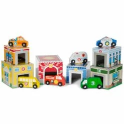Melissa And Doug Melissa & Doug - Nesting & Sorting Buildings & Vehicles