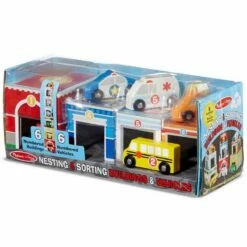 Melissa And Doug Melissa & Doug - Nesting & Sorting Buildings & Vehicles -Tiny Creations Shop melissa doug nesting sorting buildings vehicles 1