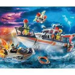Playmobil - City Action - Fire Rescue With Personal Watercraft - 70140