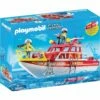 Playmobil - City Action - Fire Rescue Boat 1 Playmobil - City Action - Fire Rescue Boat -Tiny Creations Shop playmobil 70147firerescueboat 1