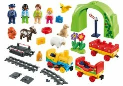 Playmobil - 1.2.3 My First Train Set -Tiny Creations Shop playmobil 70179 123myfirsttrain 3