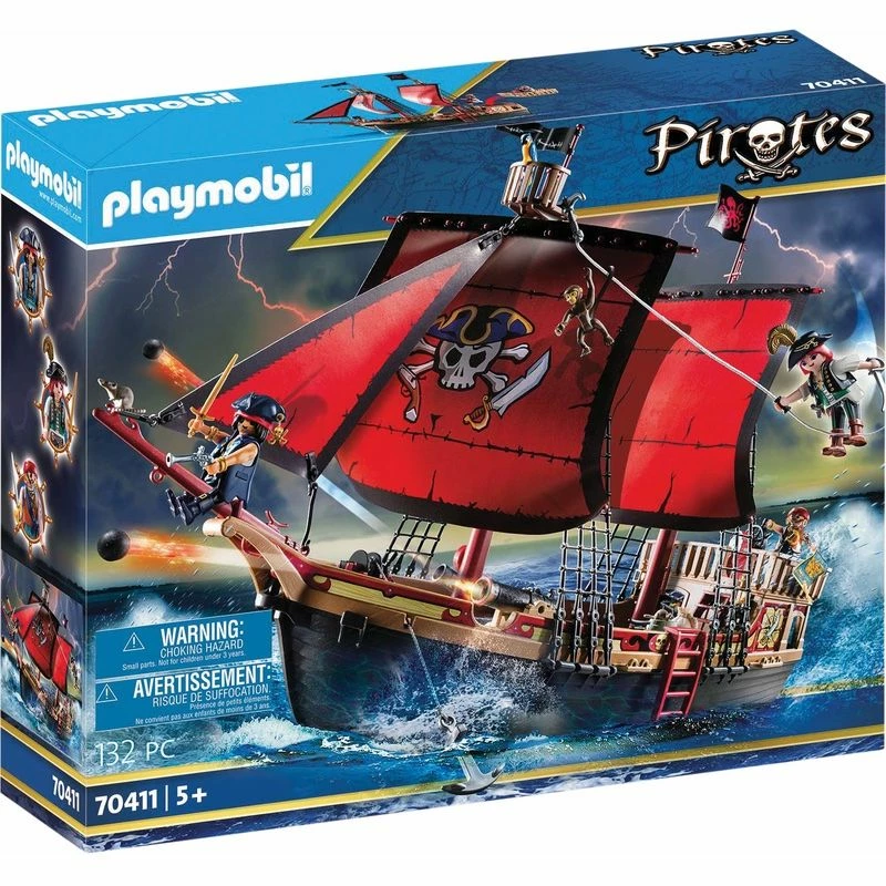 Playmobil - Pirates - Skull Pirate Ship - 70411 3 Playmobil - Pirates - Skull Pirate Ship - 70411
