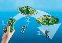 Playmobil - City Action - Police Parachute Search - 70569 -Tiny Creations Shop playmobil 70569policeparachutesearch 4