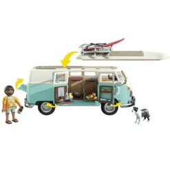 Playmobil - Volkswagen T1 Camping Bus - Special Edition - 70826 -Tiny Creations Shop playmobil 70826specialeditiont1campingbus 3