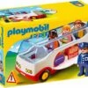 Playmobil - 1.2.3 Airport Shuttle Bus 1 Playmobil - 1.2.3 Airport Shuttle Bus -Tiny Creations Shop playmobil airportshuttlebus 1