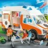 Playmobil - Ambulance With Flashing Lights - 70049 1 Playmobil - Ambulance With Flashing Lights - 70049 -Tiny Creations Shop playmobil ambulancewithflashinglights70049 1