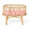 Poppie Toys - Poppie Crib Mattress ONLY - Blush -Tiny Creations Shop poppie blushcrib 1