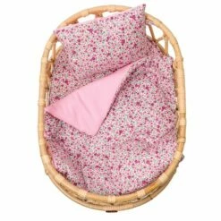 Poppie Toys - Poppie Duvet And Pillow Set Meadow & Pink -Tiny Creations Shop poppie duvet pillowmeadowpink 2 2