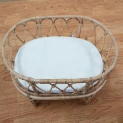 Poppie Toys - Poppie Fitted Sheet For Crib In White