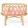 Poppie Toys - Poppie Crib - Blush -Tiny Creations Shop poppie toys poppie crib blush
