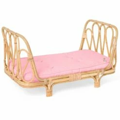 Poppie Toys - Poppie Day Bed - Blush -Tiny Creations Shop poppie toys poppie day bed