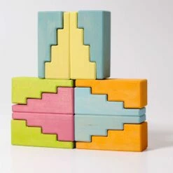 Grimm's - Stepped Roofs Pastel -Tiny Creations Shop stepped roofs pastel by grimms 2