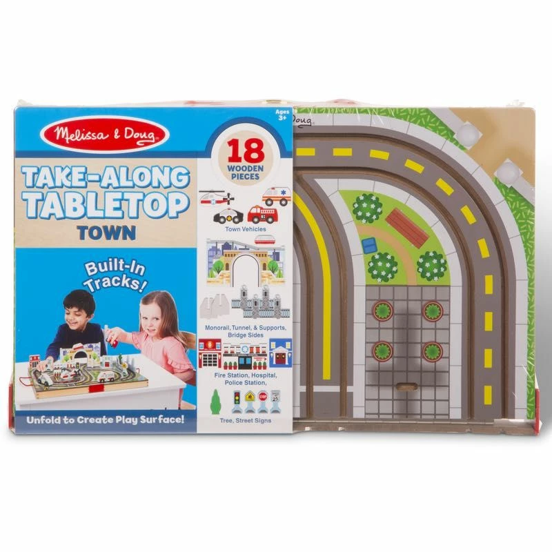 Melissa And Doug Melissa & Doug - Take-Along TableTop - Town 5 Melissa And Doug Melissa & Doug - Take-Along TableTop - Town - Image 3