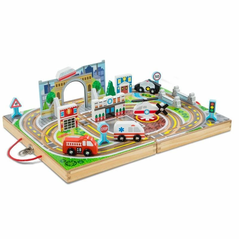 Melissa And Doug Melissa & Doug - Take-Along TableTop - Town 4 Melissa And Doug Melissa & Doug - Take-Along TableTop - Town - Image 2