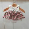 Tailoring For Miss Polly - Dress Set To Suit 21cm Miniland Doll - Christmas Stripes 2 Tailoring For Miss Polly - Dress Set To Suit 21cm Miniland Doll - Christmas Stripes -Tiny Creations Shop tfmp 21christmasstripes 1