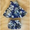 Tailoring For Miss Polly - Dress Set To Suit 32cm Miniland Doll - May Gibbs - Blue Flannel Flower Babies