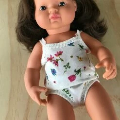 Tailoring For Miss Polly - Underpants To Suit 38cm Miniland Doll - Full Bloom -Tiny Creations Shop tfmp 38cmfullbloomunderwear 2 1