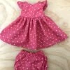 TAILORING FOR MISS POLLY - DRESS SET TO SUIT 38CM MINILAND DOLL - LOVELY -Tiny Creations Shop tfmp 38cmlovely 2