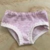 TAILORING FOR MISS POLLY - UNDERPANTS TO SUIT 38CM MINILAND DOLL - PINK -Tiny Creations Shop tfmp 38pinkunderpants 1
