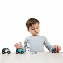 Tender Leaf Toys - Smart Car Set -Tiny Creations Shop tlt 8373smartcars 1