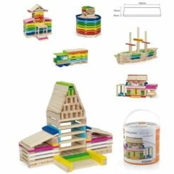 Viga - Wooden Creating Blocks 250pc