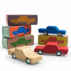 Waytoplay - Wooden Back And Forth Car - Red 7 Waytoplay - Wooden Back And Forth Car - Red -Tiny Creations Shop waytoplay cars 1